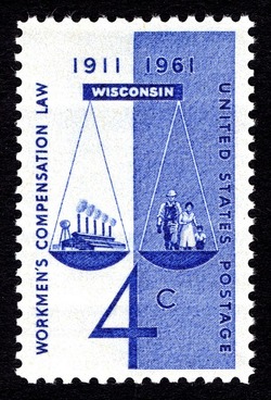 Workmen's Compensation Law United States Postage Stamp