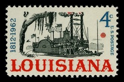 Louisiana Statehood United States Postage Stamp