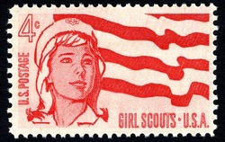 Girl Scouts United States Postage Stamp