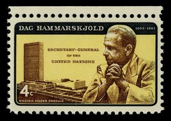 Dag Hammarskjold United States Postage Stamp