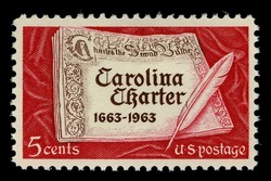 Carolina Charter United States Postage Stamp