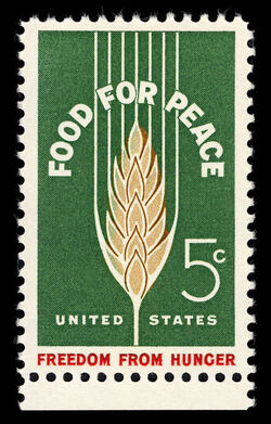 Food for Peace United States Postage Stamp