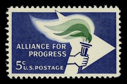 Alliance for Progress United States Postage Stamp