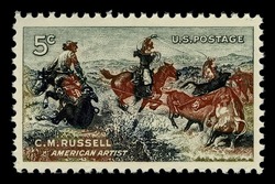 Charles M. Russell United States Postage Stamp