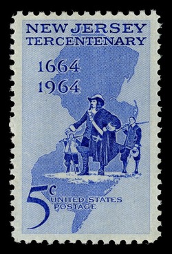 New Jersey Tercentenary United States Postage Stamp
