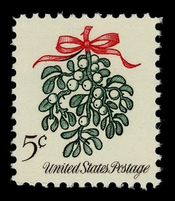 Mistletoe United States Postage Stamp | Christmas - 1964