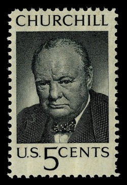 Winston Churchill United States Postage Stamp