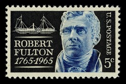 Robert Fulton United States Postage Stamp