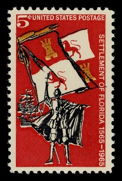 Florida Settlement United States Postage Stamp