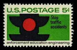 Traffic Safety United States Postage Stamp