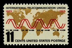 International Telecommunication Union United States Postage Stamp