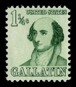 Albert Gallatin United States Postage Stamp | Prominent Americans