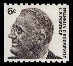 Franklin D. Roosevelt - Vertical Imperforate United States Postage Stamp | Prominent Americans