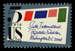 Sixth International Philatelic Exhibition - SIPEX United States Postage Stamp