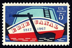 Erie Canal United States Postage Stamp