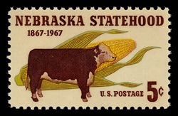 Nebraska Statehood United States Postage Stamp