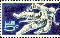 Astronaut United States Postage Stamp | Space