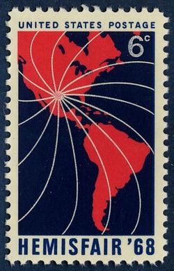 Hemisfair 68 United States Postage Stamp