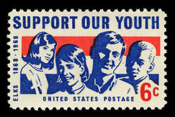 Support Our Youth - The Elks United States Postage Stamp