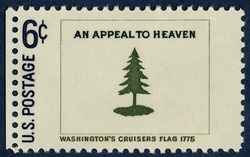 Washington's Cruisers Flag United States Postage Stamp | Historic Flags