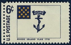 Rhode Island Flag United States Postage Stamp | Historic Flags