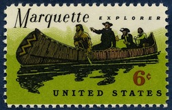 Father Marquette - Explorer United States Postage Stamp