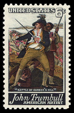 John Trumbull - Battle of Bunker's Hill United States Postage Stamp