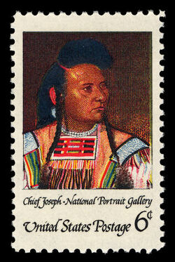 Cyrenius Hall - Chief Joseph United States Postage Stamp