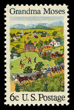 Grandma Moses United States Postage Stamp