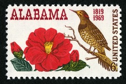 Alabama Statehood United States Postage Stamp