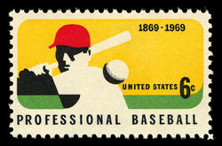 Professional Baseball United States Postage Stamp