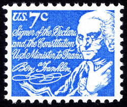 Benjamin Franklin United States Postage Stamp