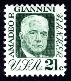 Amadeo P. Giannini United States Postage Stamp