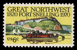 Fort Snelling United States Postage Stamp