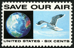 Save Our Air United States Postage Stamp | Anti-Pollution