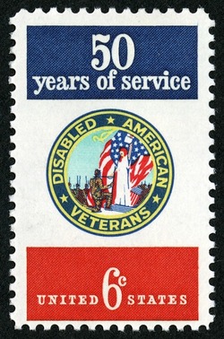 Disabled American Veterans - 50 Years of Service United States Postage Stamp | Veterans