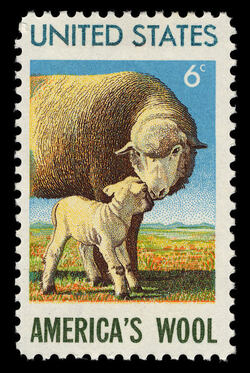 America's Wool United States Postage Stamp