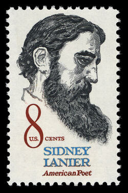 Sidney Lanier - Poet United States Postage Stamp