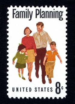Family Planning United States Postage Stamp