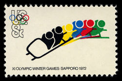 11th Winter Olympic Games - Bobsled United States Postage Stamp | Olympics