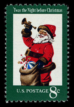 Santa Claus United States Postage Stamp