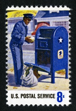 Mail Collection United States Postage Stamp | Postal Service Employees