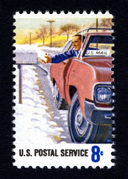 Rural Delivery United States Postage Stamp | Postal Service Employees