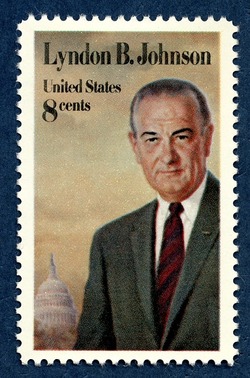 Lyndon B. Johnson United States Postage Stamp