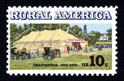 Chautauqua United States Postage Stamp | Rural America