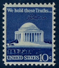 Thomas Jefferson Memorial United States Postage Stamp