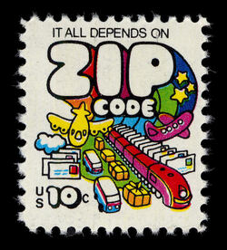 Zip Code United States Postage Stamp