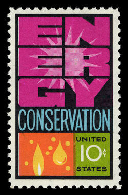 Energy Conservation United States Postage Stamp