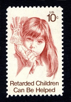 Retarded Children Can Be Helped United States Postage Stamp