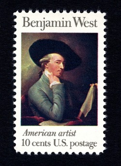 Benjamin West United States Postage Stamp